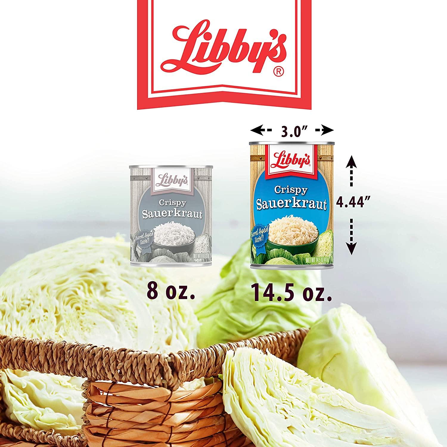 Libby's Crispy Sauerkraut Classic Barrel Aged TangySour Taste