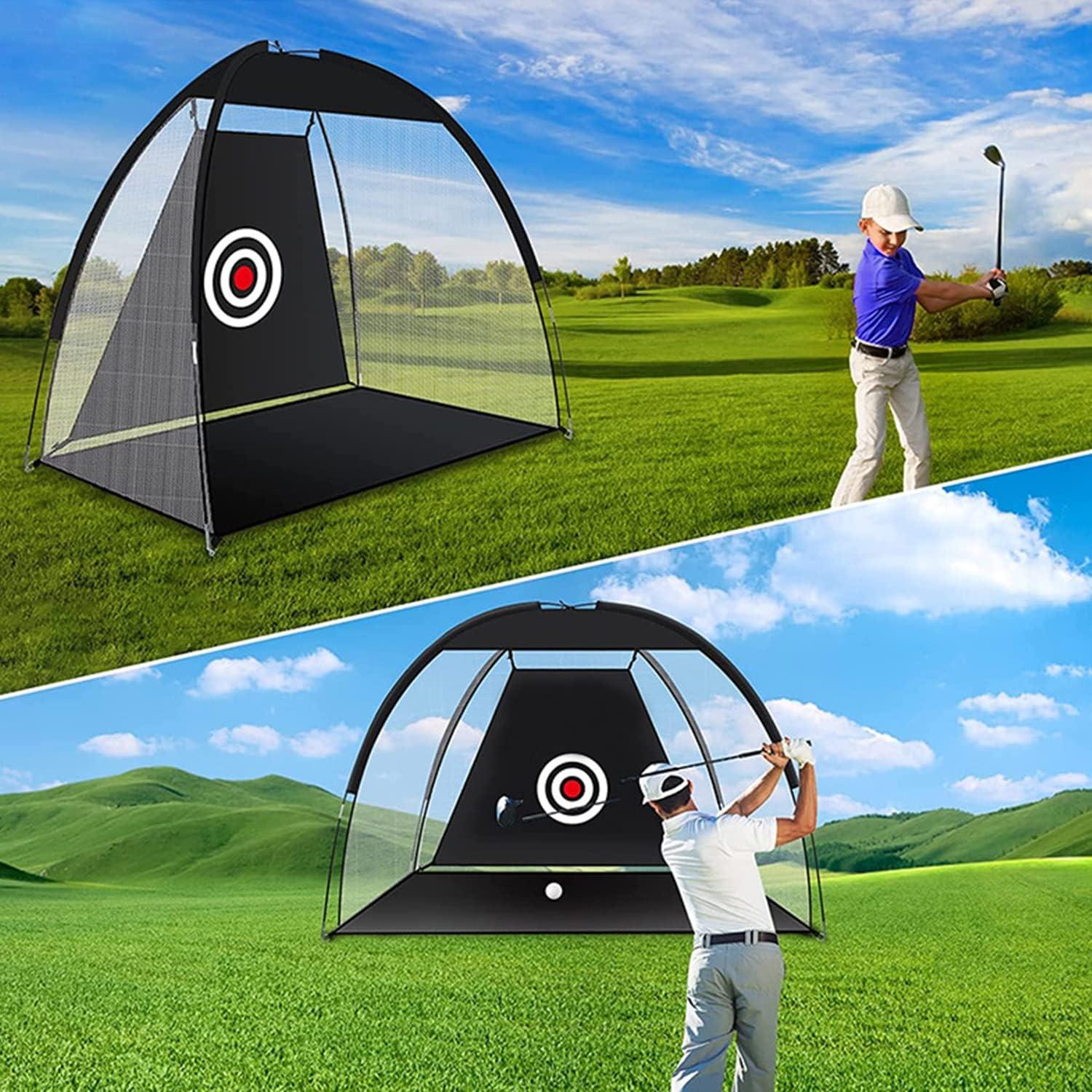 10x7ft Golf Practice Net for Backyard Driving & Chipping Home Golf