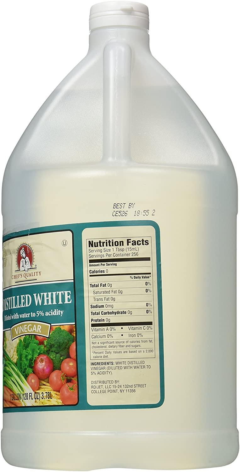 Chef's Quality White Distilled Vinegar Gallon