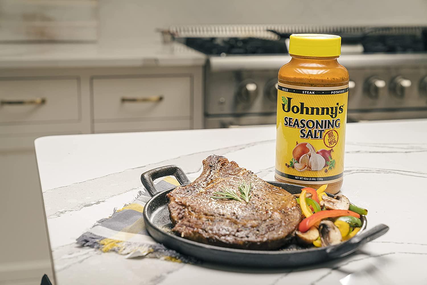  Johnny's Seasoning Salt, No Msg, 42 Oz : Grocery & Gourmet Food