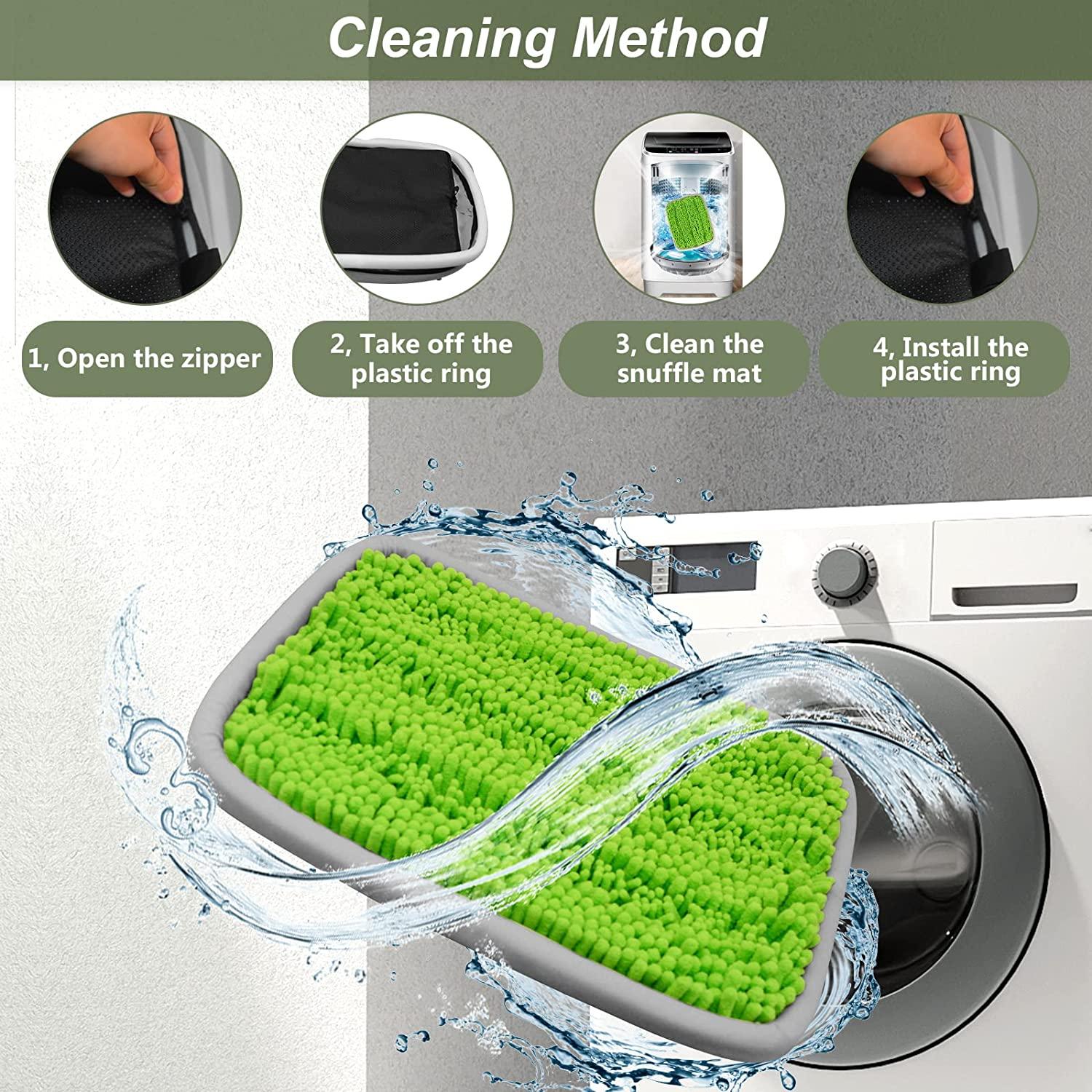 How to wash a snuffle outlet mat