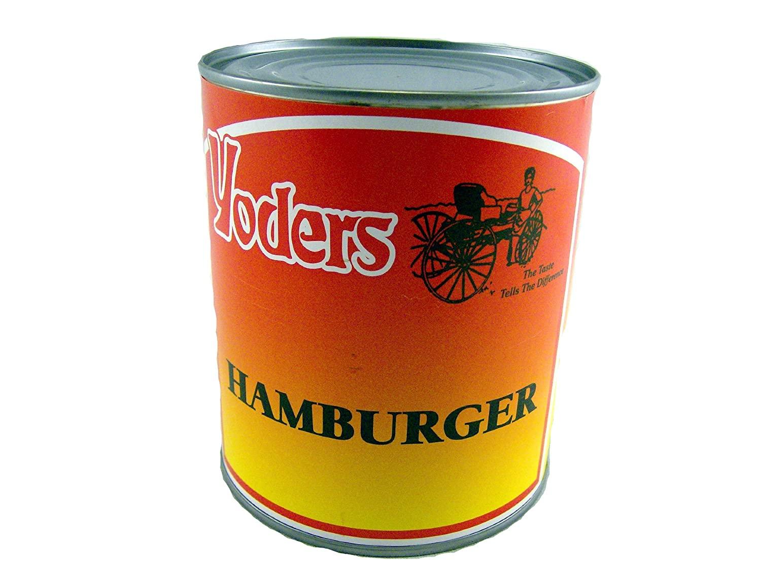 Yoders Canned Hamburger Ground Beef Case 12 Cans
