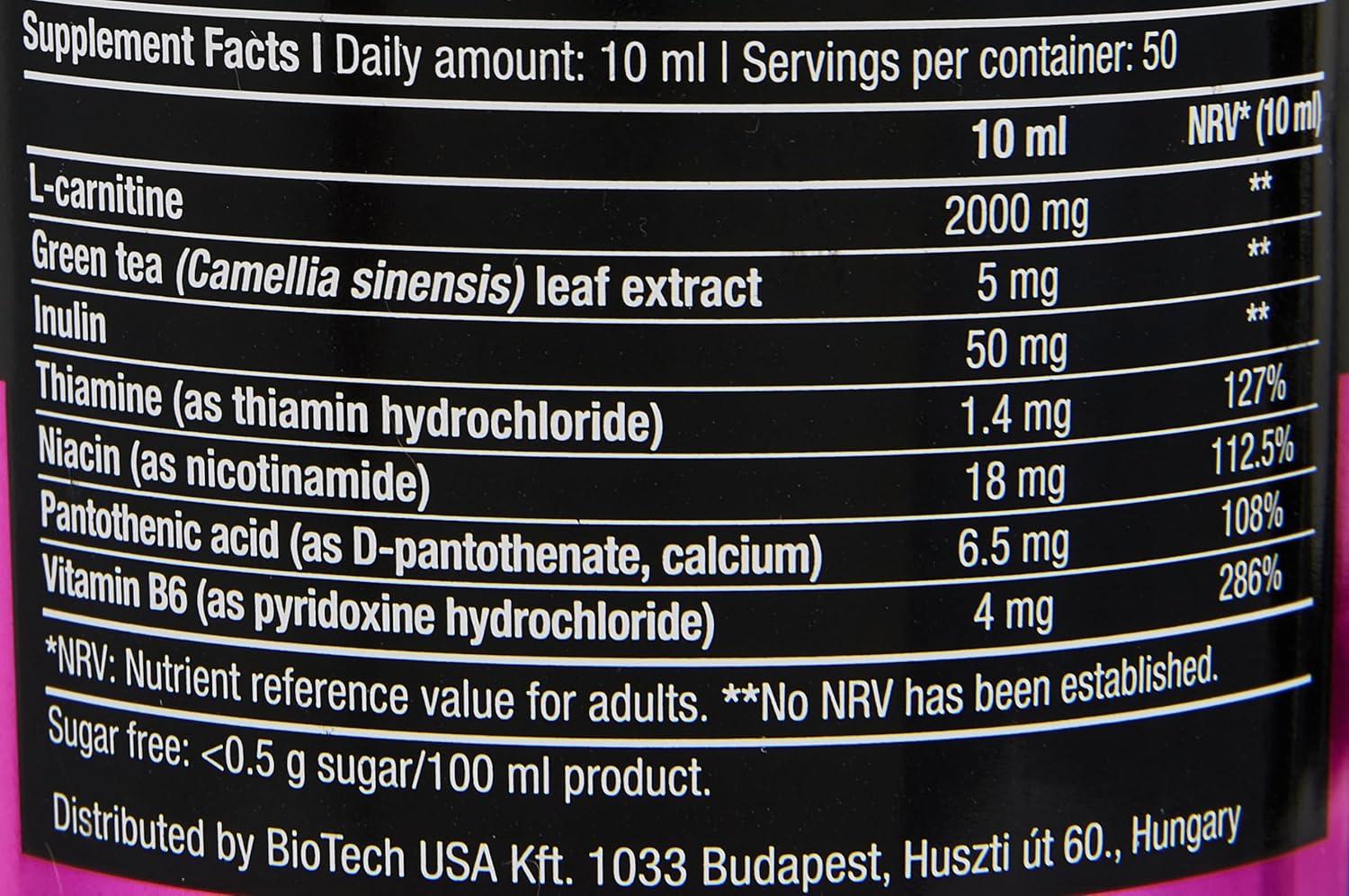 l carnitine how many times a day L-Carnitine — MySupplementShop main image 1