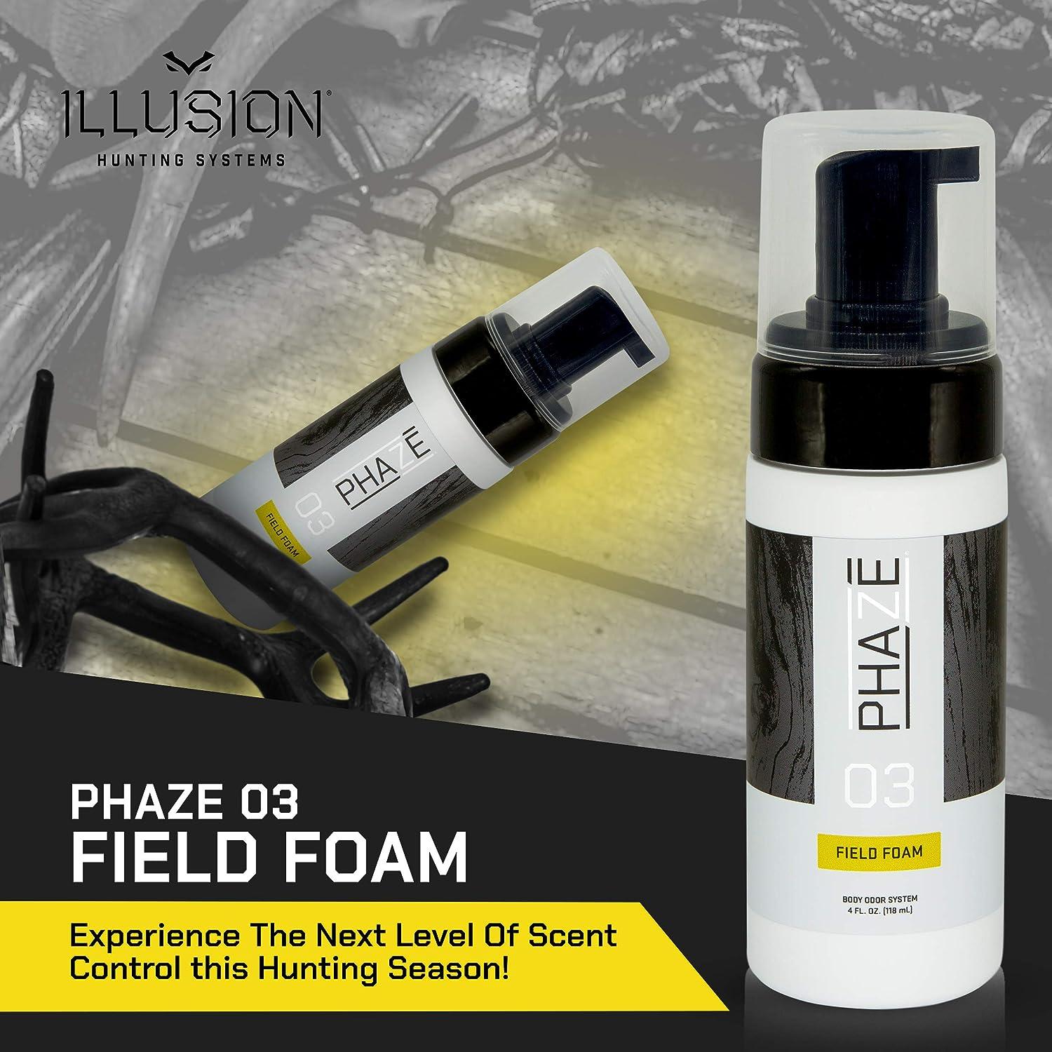 PhaZe 3 Field Foam 1 Deer Hunter's Scent Elimination & Scent Control