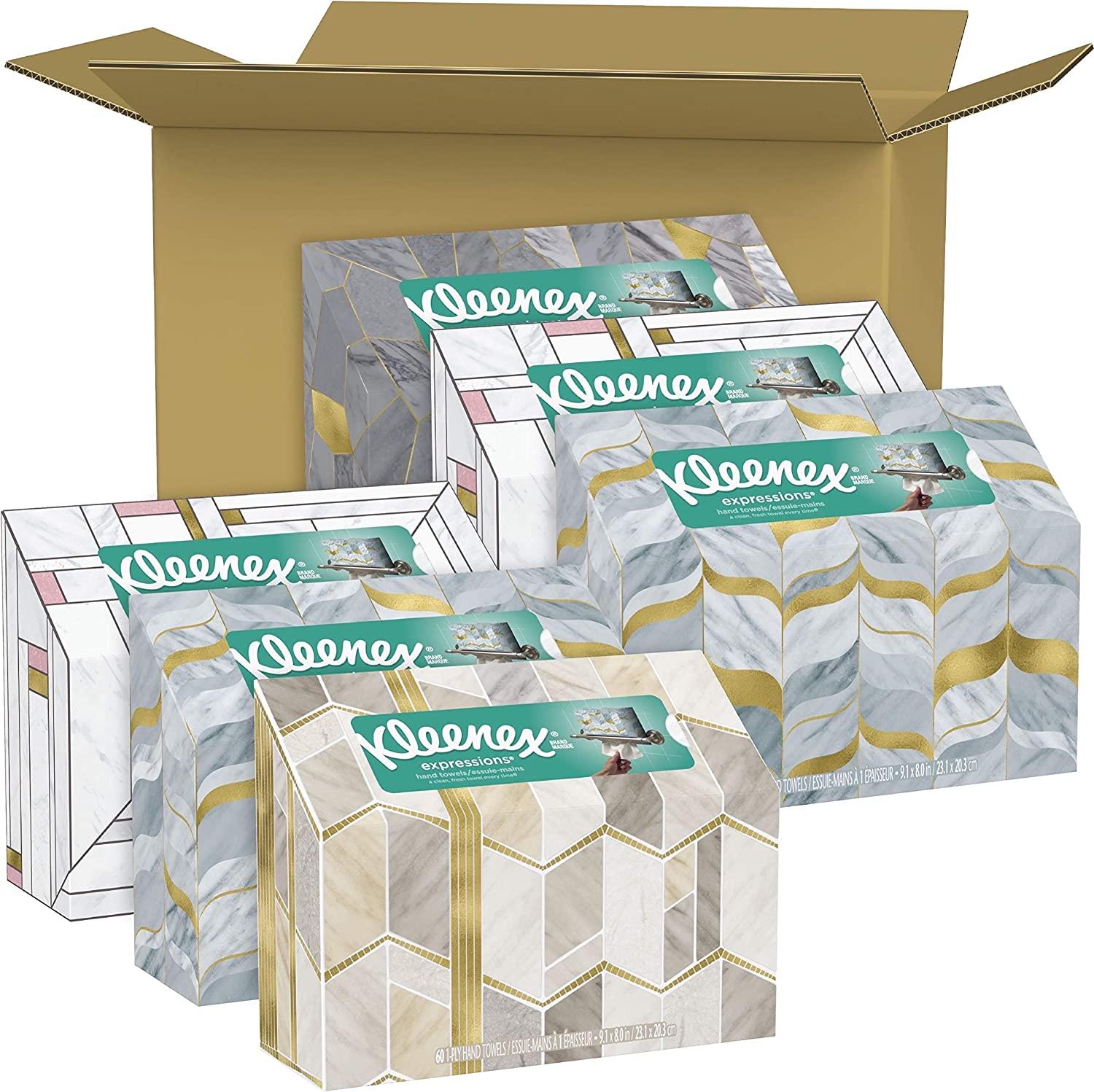 Kleenex Expressions Disposable Paper Hand Towels, Paper Hand Towels for
