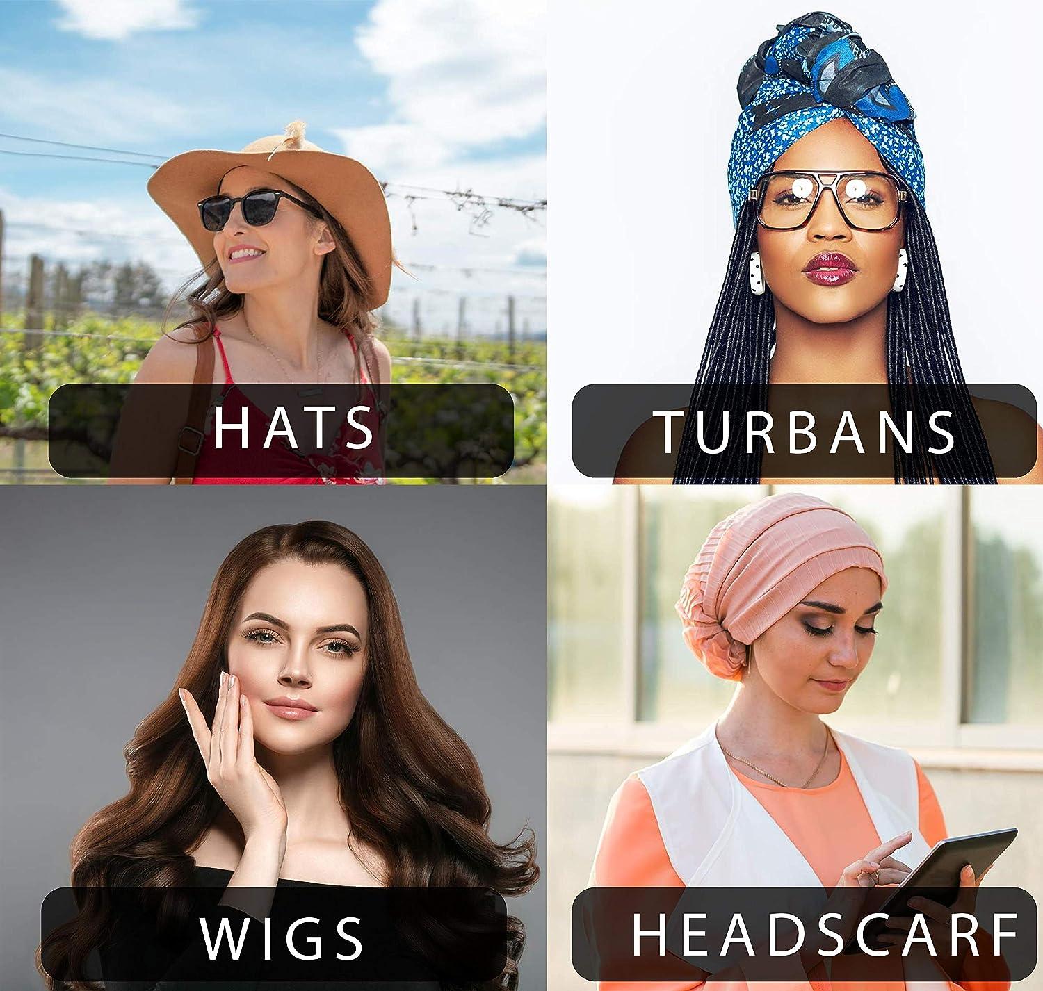Madison Headwear Wig Grip Headbands For Women- Adjustable To Custom Fit  Your Head - Velvet Comfort - Wig Bands No Slip Breathable Lightweight  Material For All Day Wear! Keep Wig Comfortably Secured Beige