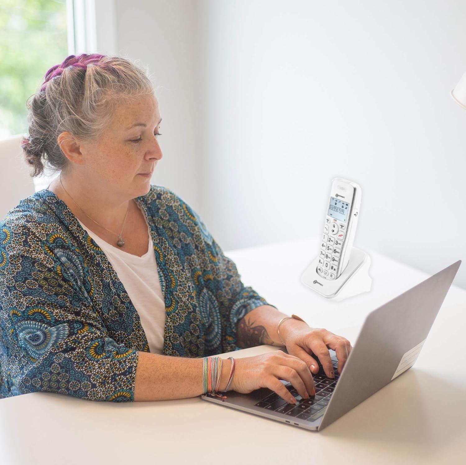 Geemarc Amplidect 295 Combi Twin Corded Phone + Twin Cordless Handset