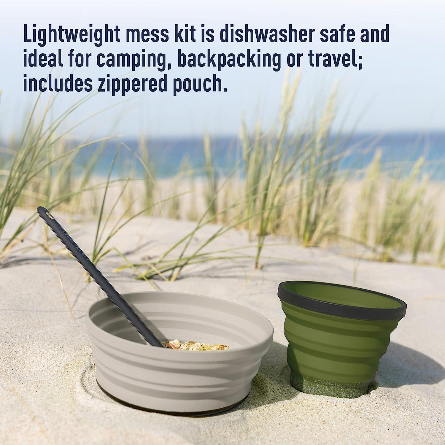 Sea to Summit XSet Collapsible Camping Dinnerware Set with Zippered
