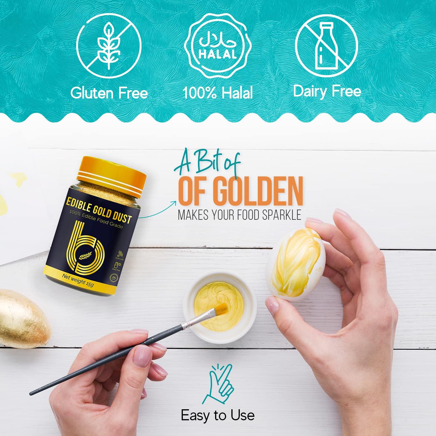 Edible gold dust A Perfect edible gold dust for cake decorating gold
