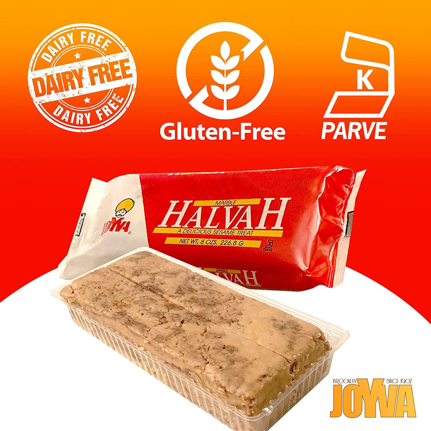 Joyva Halvah Delicious Sweet Sesame Treat, Marble Variety, 8 oz Pack