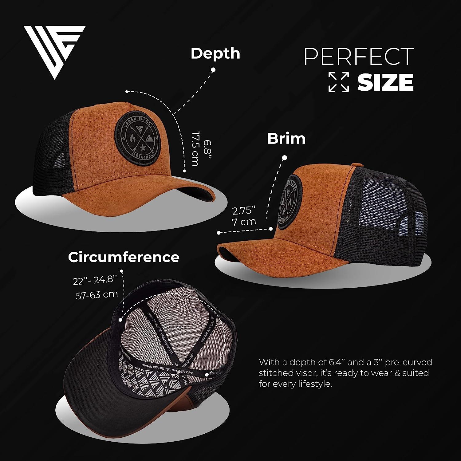Urban Effort Mesh Back Cap - Unisex 5-Panel Trucker Hat with