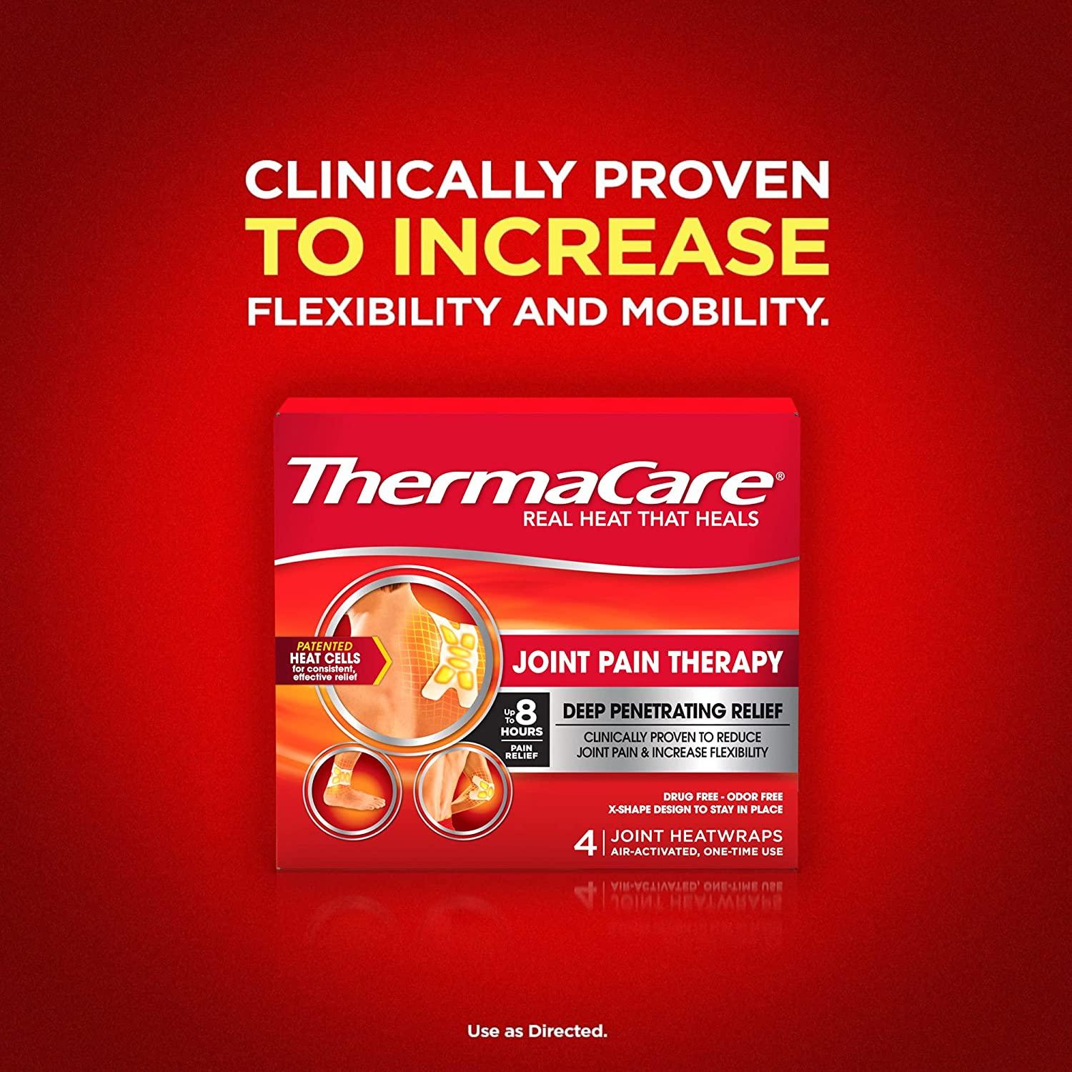ThermaCare Portable Heating Pad, Joint and Muscle Pain Relief Patches