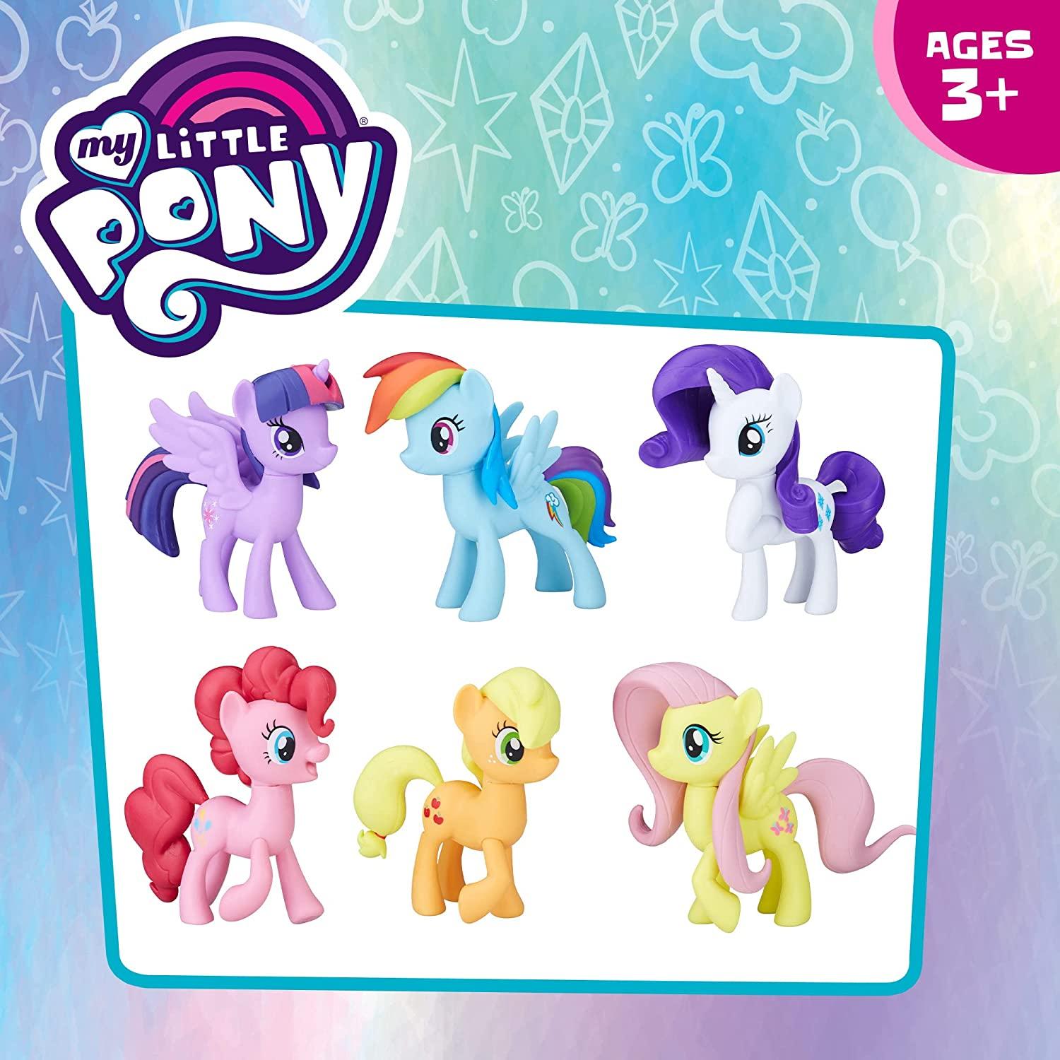 My Little Pony Toys Meet The Mane 6 Ponies Collection ( Exclusive)  Frustration-Free Packaging