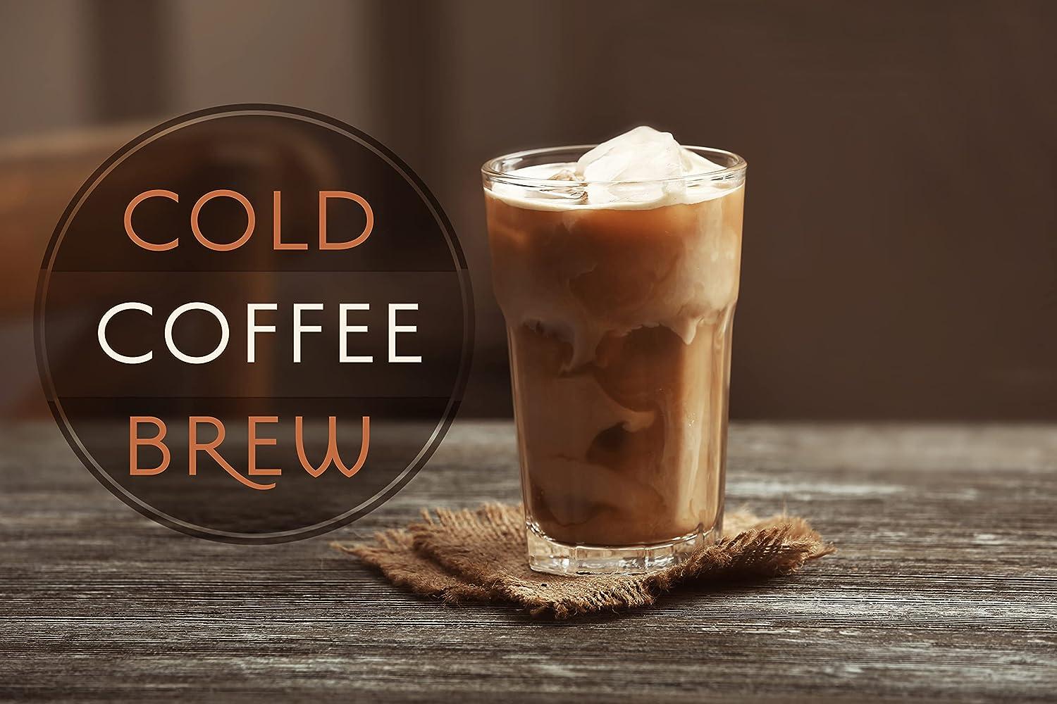 SAVA Cold Brew Coffee Concentrate 30X Instant Iced Coffee and Cold