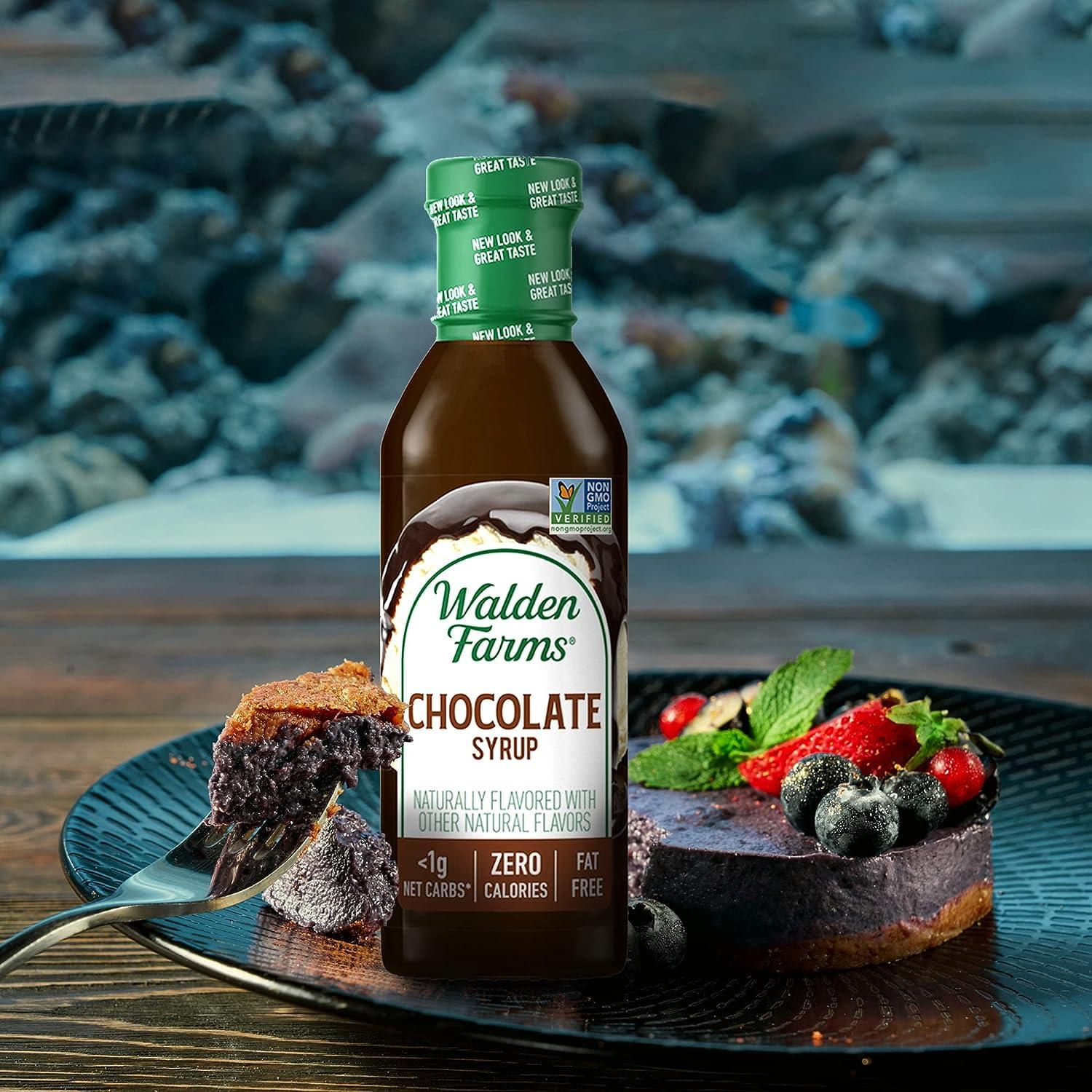 Walden Farms Caramel SyrupBlueberry SyrupStrawberry SyrupPancake SyrupChocolate Syrup Sweet