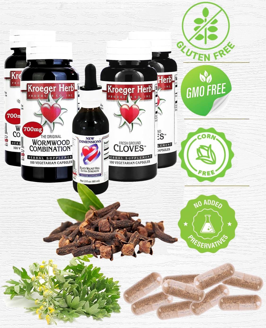 Wormwood Kit 5 Piece Kit Kroeger Herb Co 5 Count (Pack of 1)
