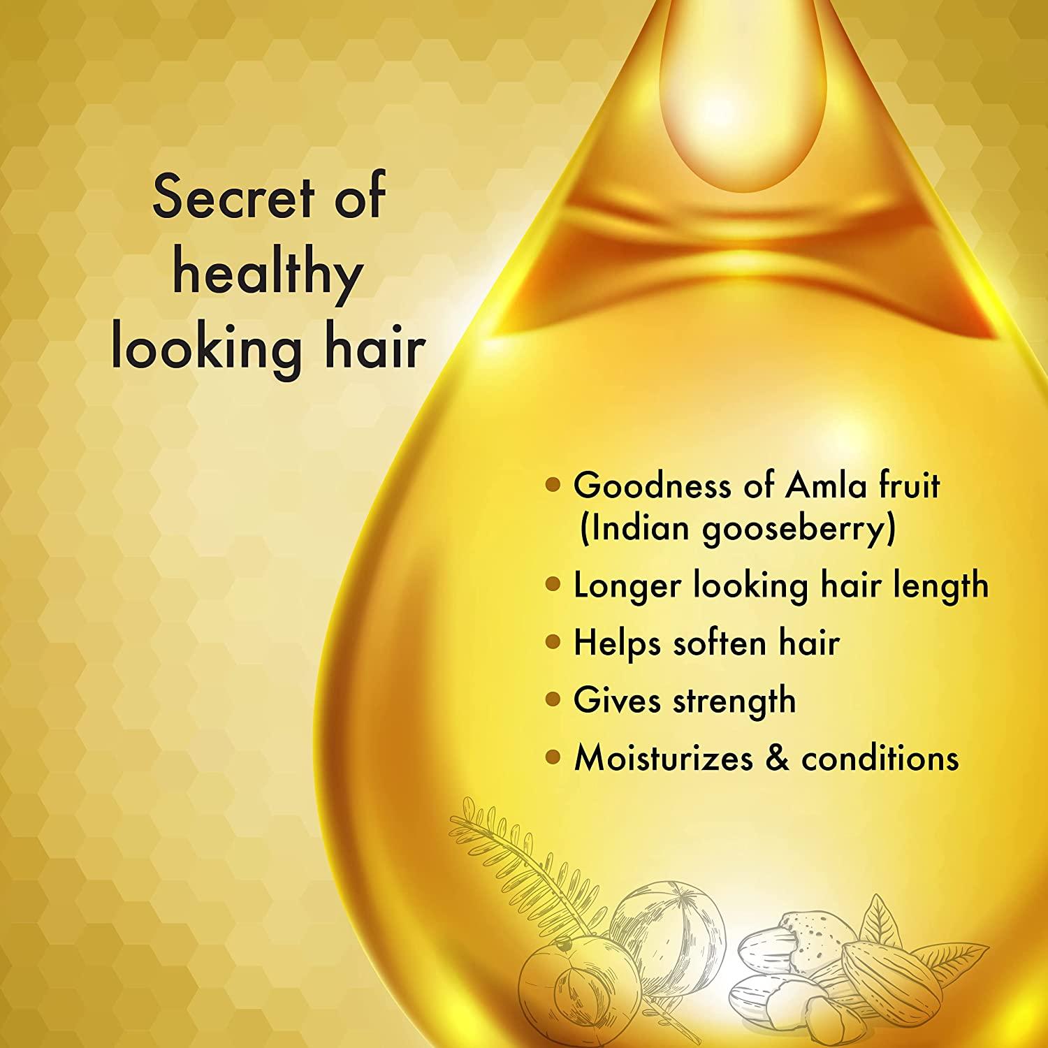 Dabur Amla Gold Hair Oil 300ml Natural Amla Oil for Healthy Hair Growth Nourishing Scalp