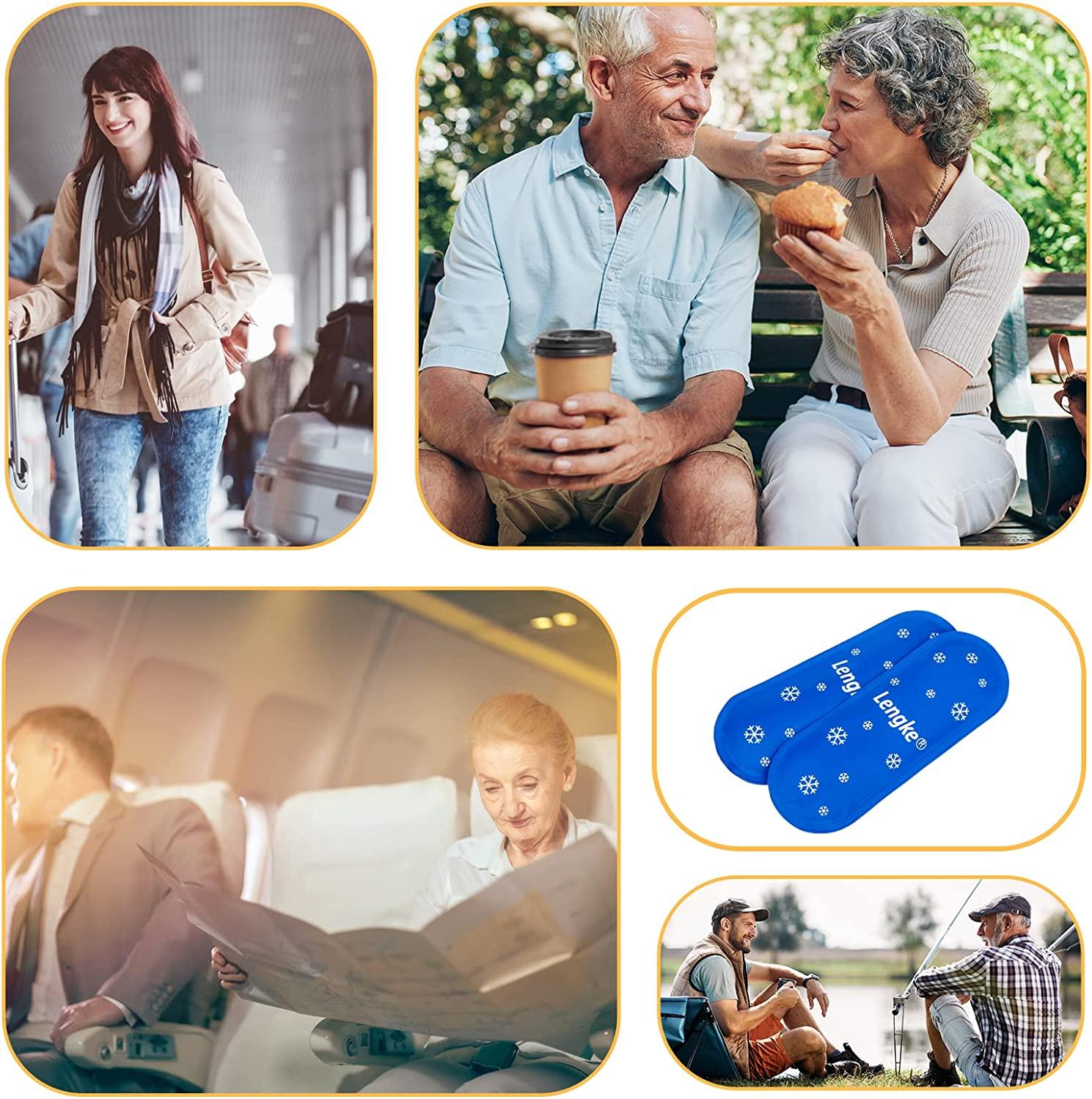 YOUSHARES Insulin Cooler Ice Packs TSA Approved Travel Ice Packs for