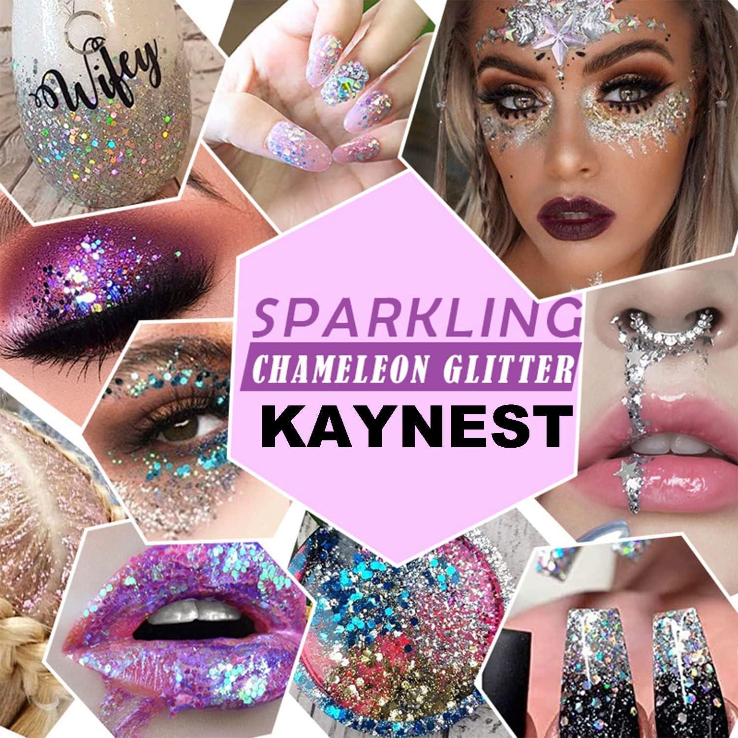 Mermaid Sequins Glitter Gel Set C Long Lasting & Waterproof Face