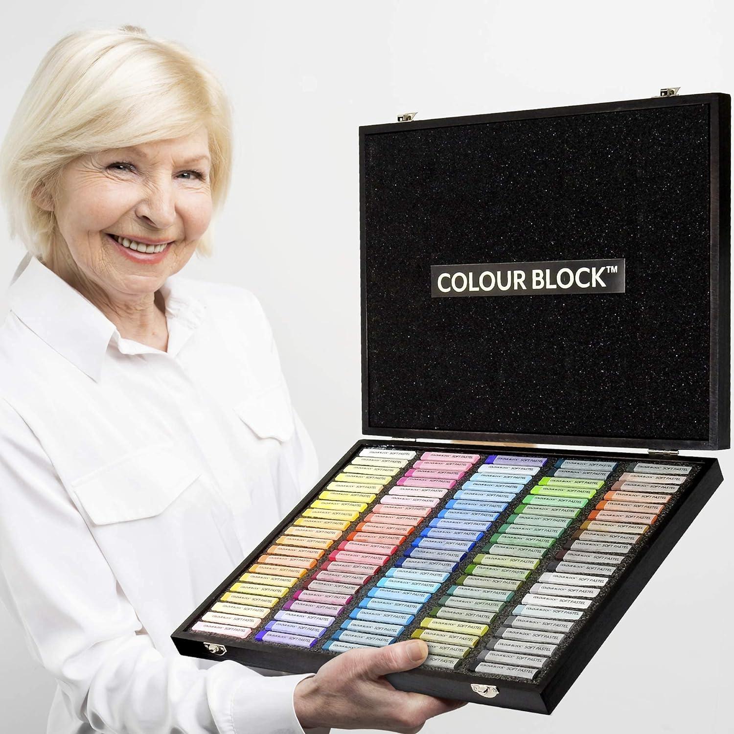 Colour Block Color Soft Pastel Set - 24pc