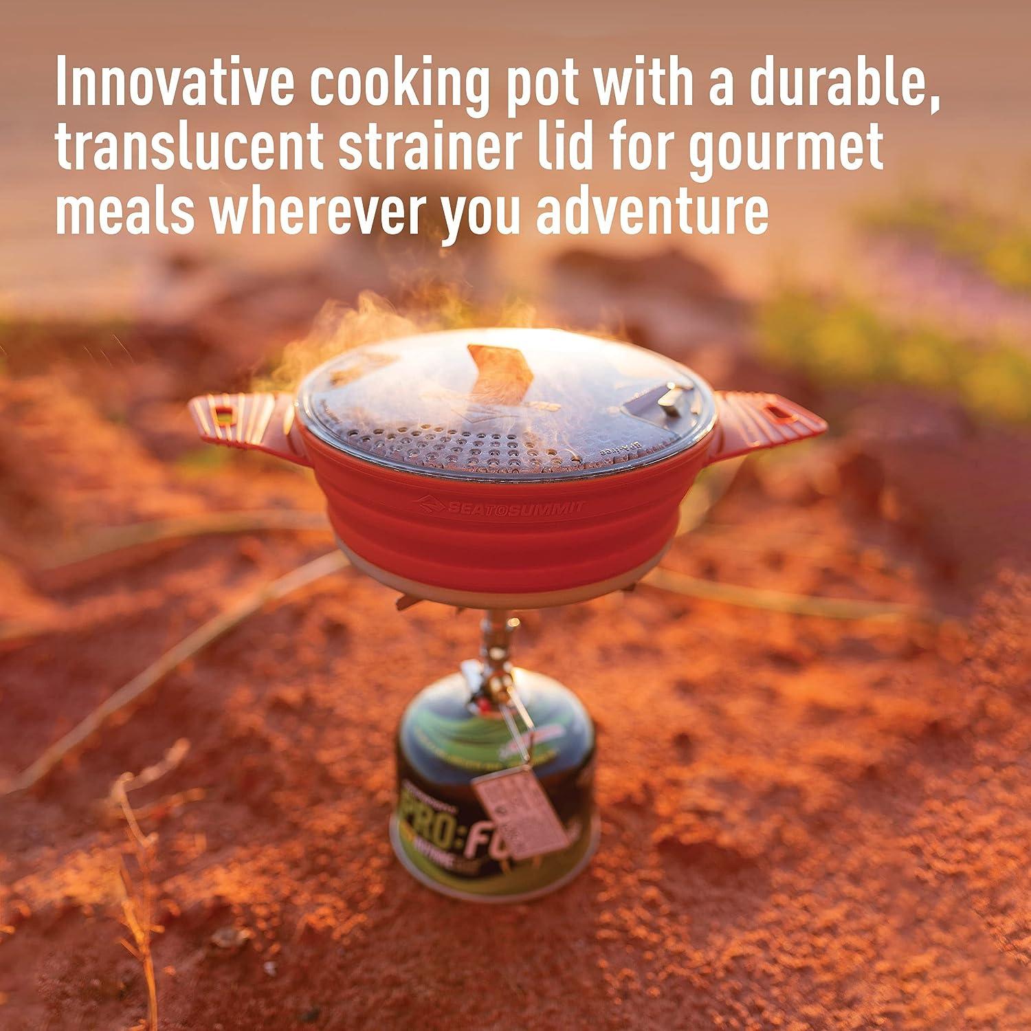 Sea to Summit XPot Collapsible Camping Cook Pot 2.8 Liter Pacific Blue