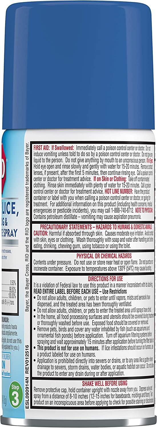 RID Home Lice Control Spray, 5Ounce (Pack of 2)
