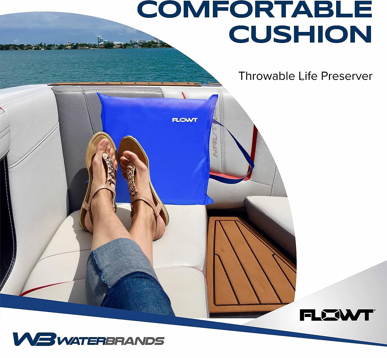 Flowt 40101 Type IV USCG Approved Throwable Floatation Foam Cushion