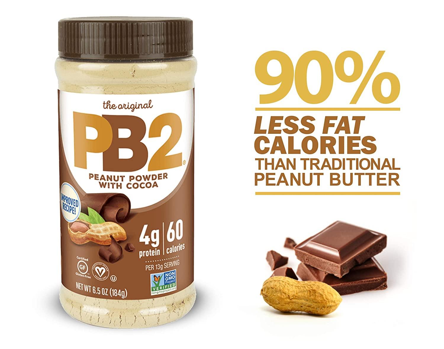 Pb2 Powdered Peanut Butter With Chocolate - 6.5 Oz Peanut 6.5