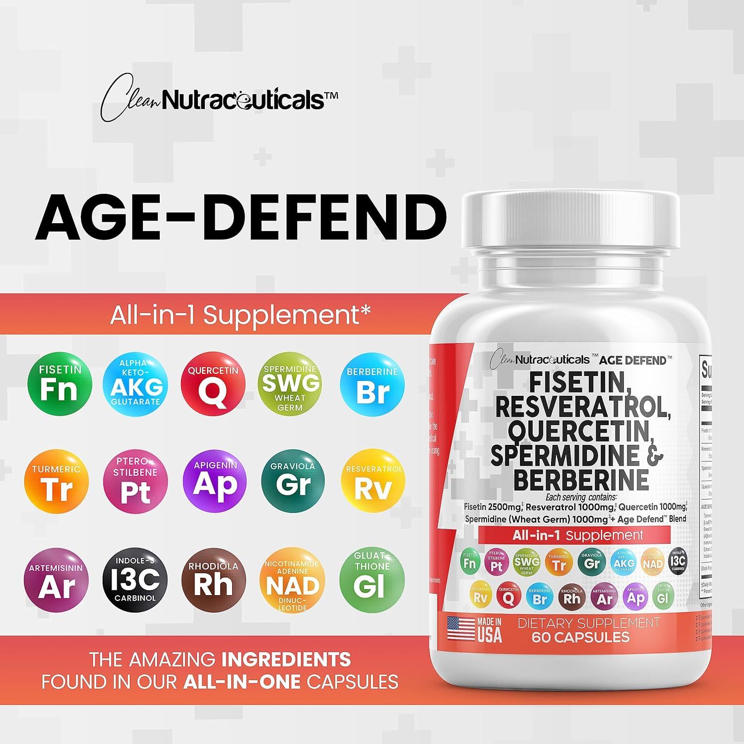 Premium Healthy Aging Support Supplement for Longevity Fisetin