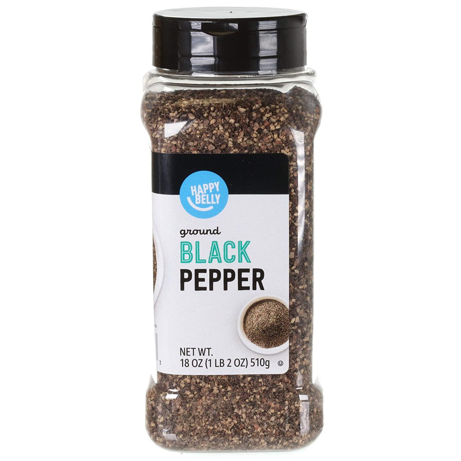 Brand - Happy Belly White Pepper Ground, 3 Oz