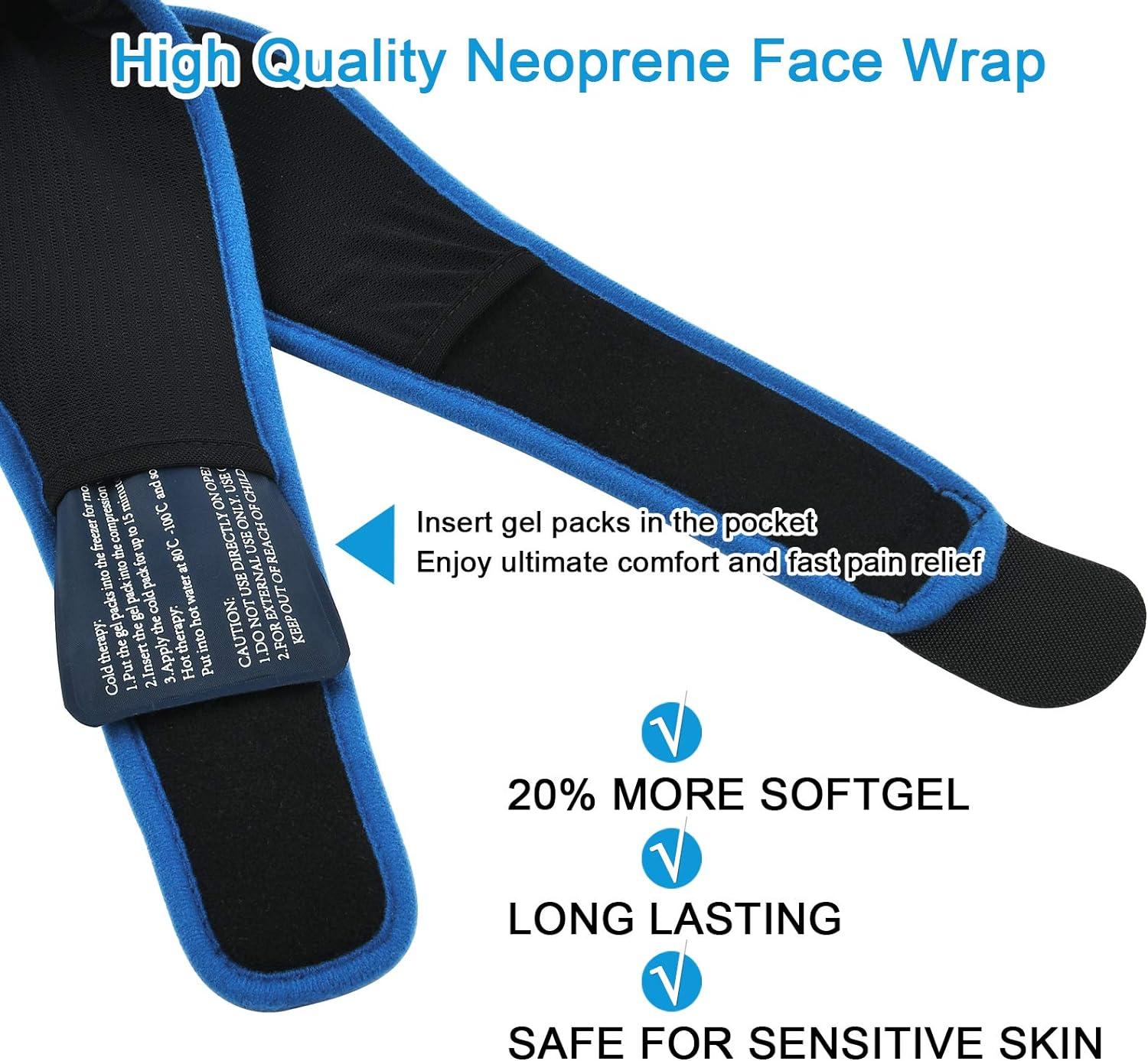 Wisdom Tooth Ice Pack Hot and Cold Therapy for TMJ and Oral Pain