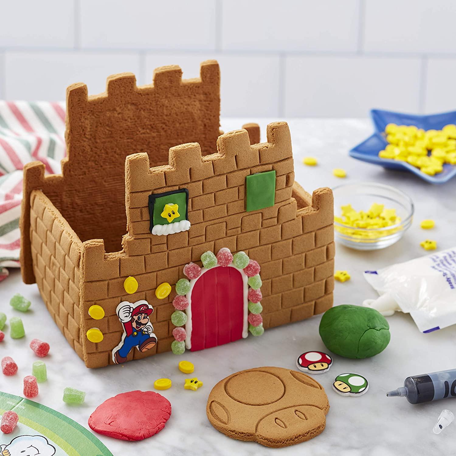 Wilton Build it Yourself Super Mario Gingerbread Castle Decorating ...