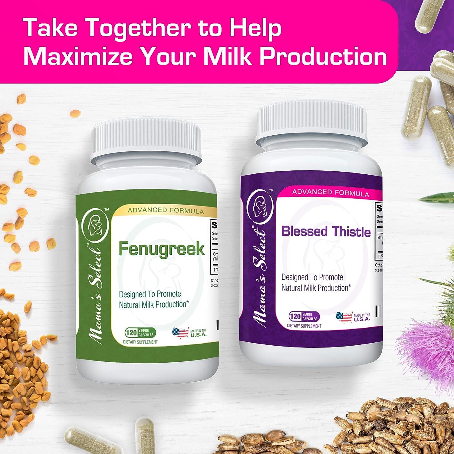 Mama's Select Blessed Thistle Breastfeeding Supplement 800mg for