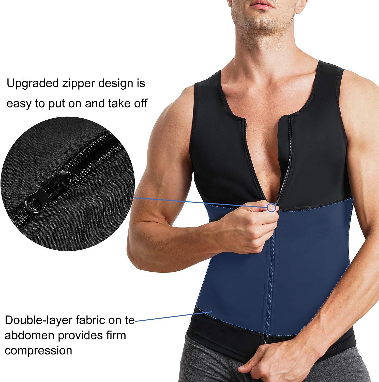 Cheap Men Gym Sport Fitness Vest Shapewear Abdomen Undershirts