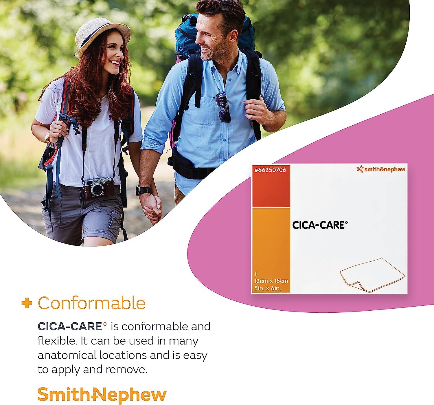 Smith+Nephew CICACARE 5x6 SelfAdhesive Silicone Gel Sheet for Scar Management