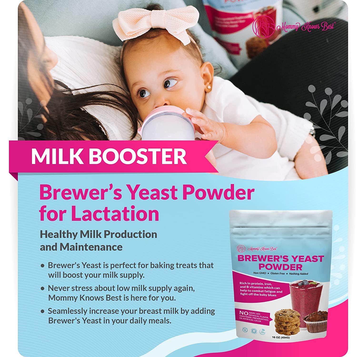 Brewers Yeast Powder for Lactation - 32oz – Mommy Knows Best