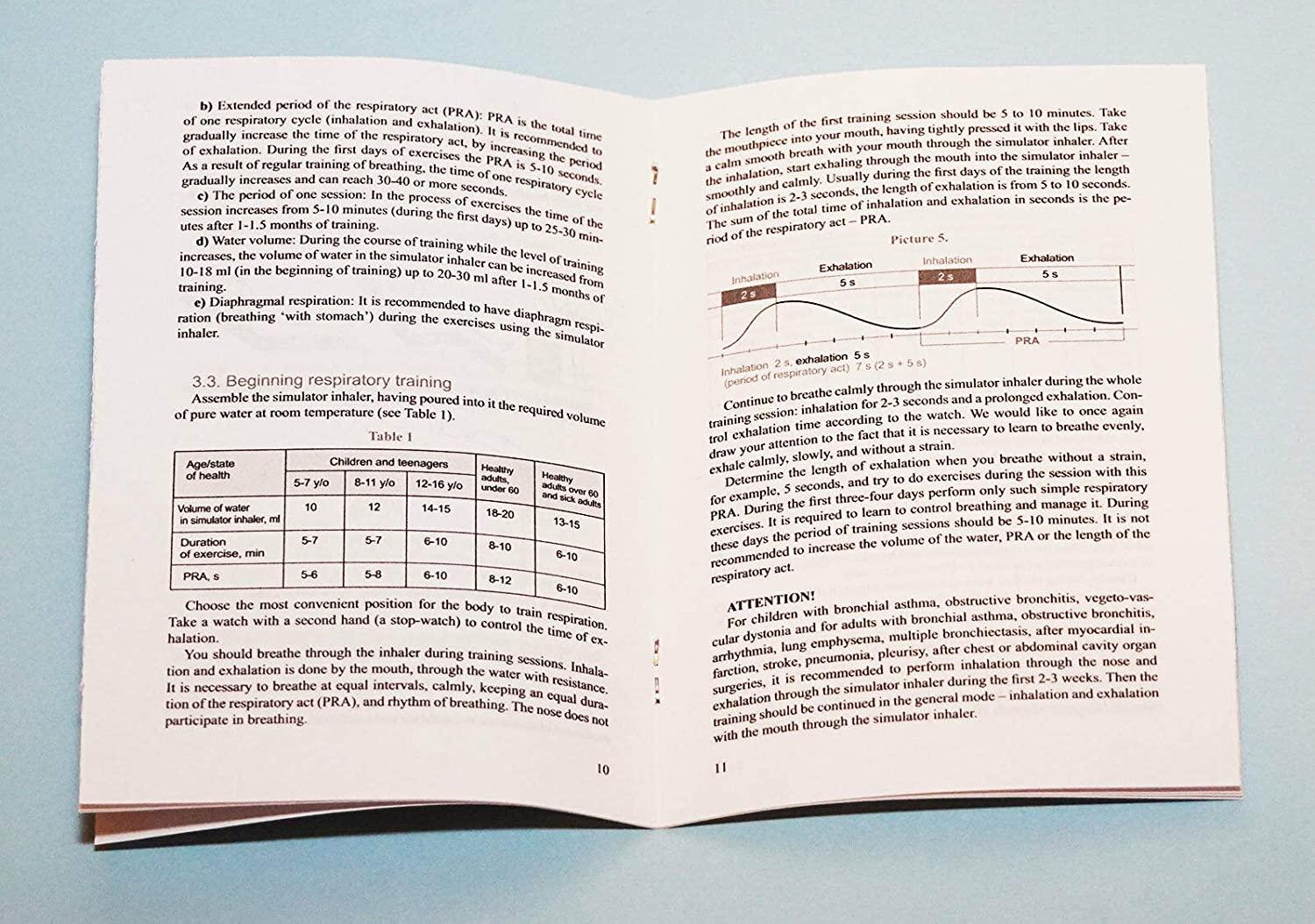 Frolov's Respiration Lung Breathing Training Device