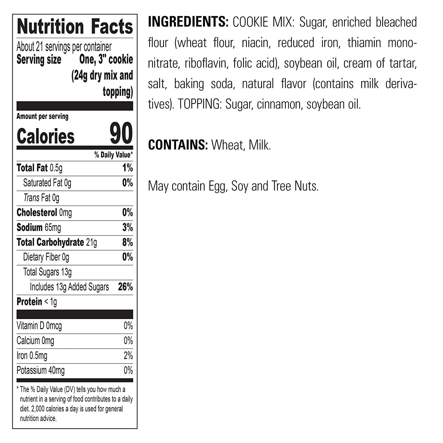 Krusteaz Snickerdoodle Cookie Mix, 17.5 Ounce (Pack of 12)