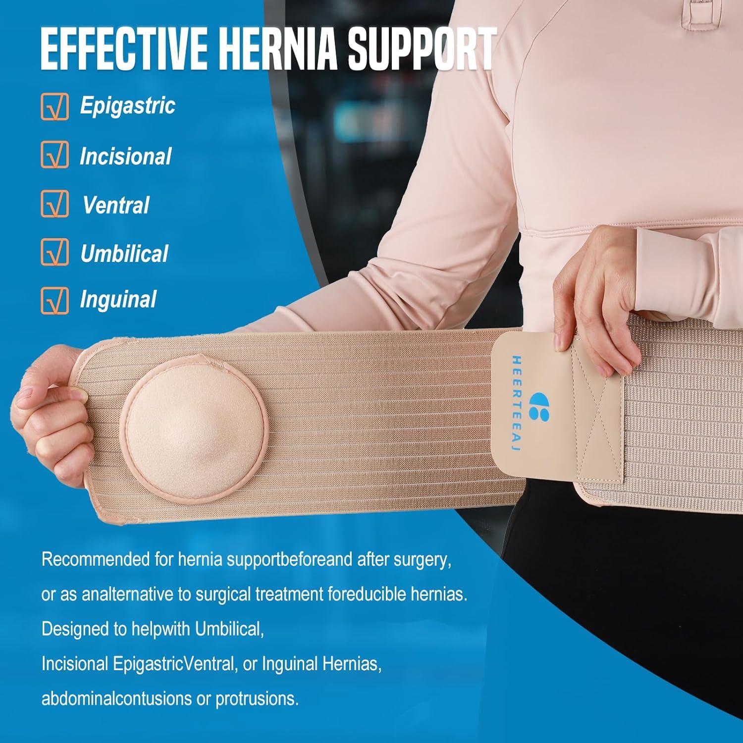 Heerteteaj Umbilical & Inguinal Hernia Bandage Comfortable Belly Belt