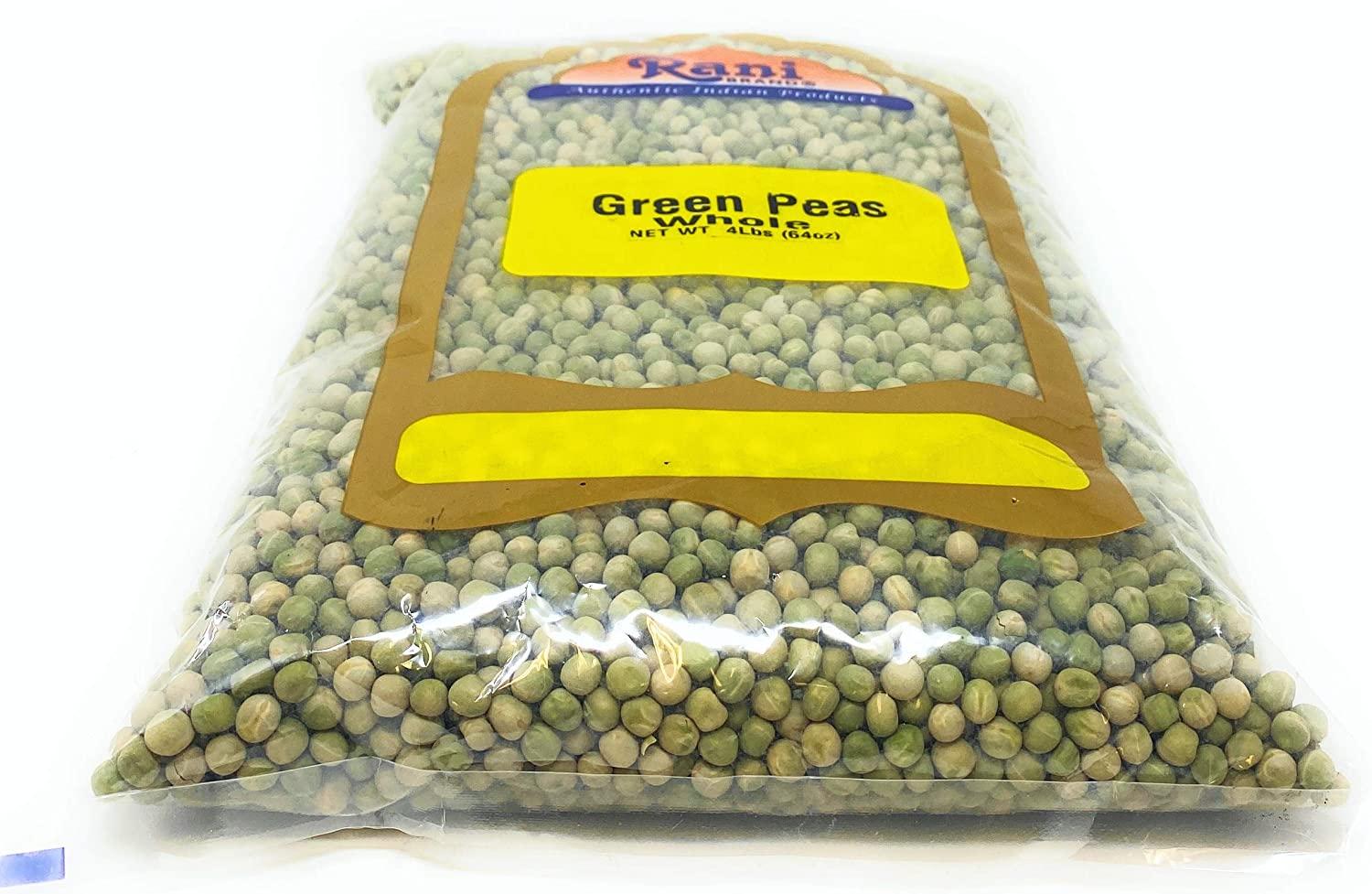 Rani Green Peas Whole, Dried (Marrowfat Peas, Vatana, Matar) 4lbs (64oz