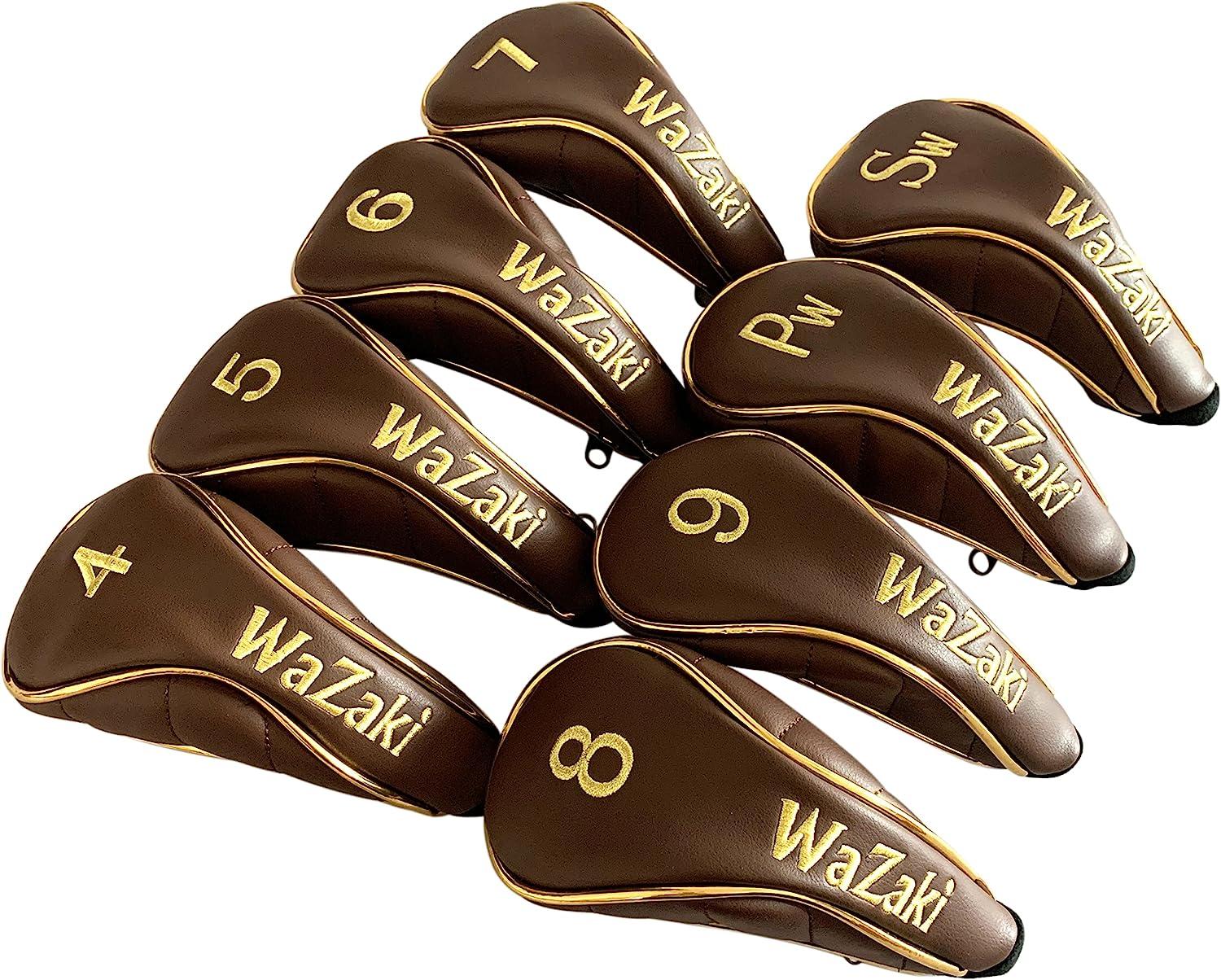 wazaki Japan 4-SW Lot de 16 clubs de golf hybrides réglables avec  couvre-tête, modèle WL-III, finition or 14 carats, acier au carbone  maraging, flexible standard, tige en graphite 65 g, RH 