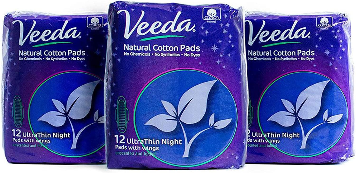 Veeda Ultra Thin Super Absorbent Night Pads Are Always Chlorine