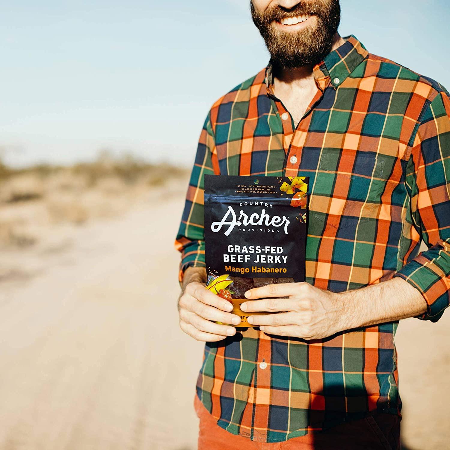 Country Archer, Beef Jerky, Mango Habanero, 2.5 Oz