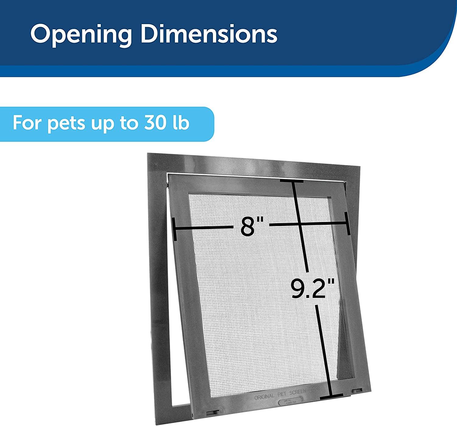 PetSafe Pet Screen Door Dog and Cat Door for Screen Door Window