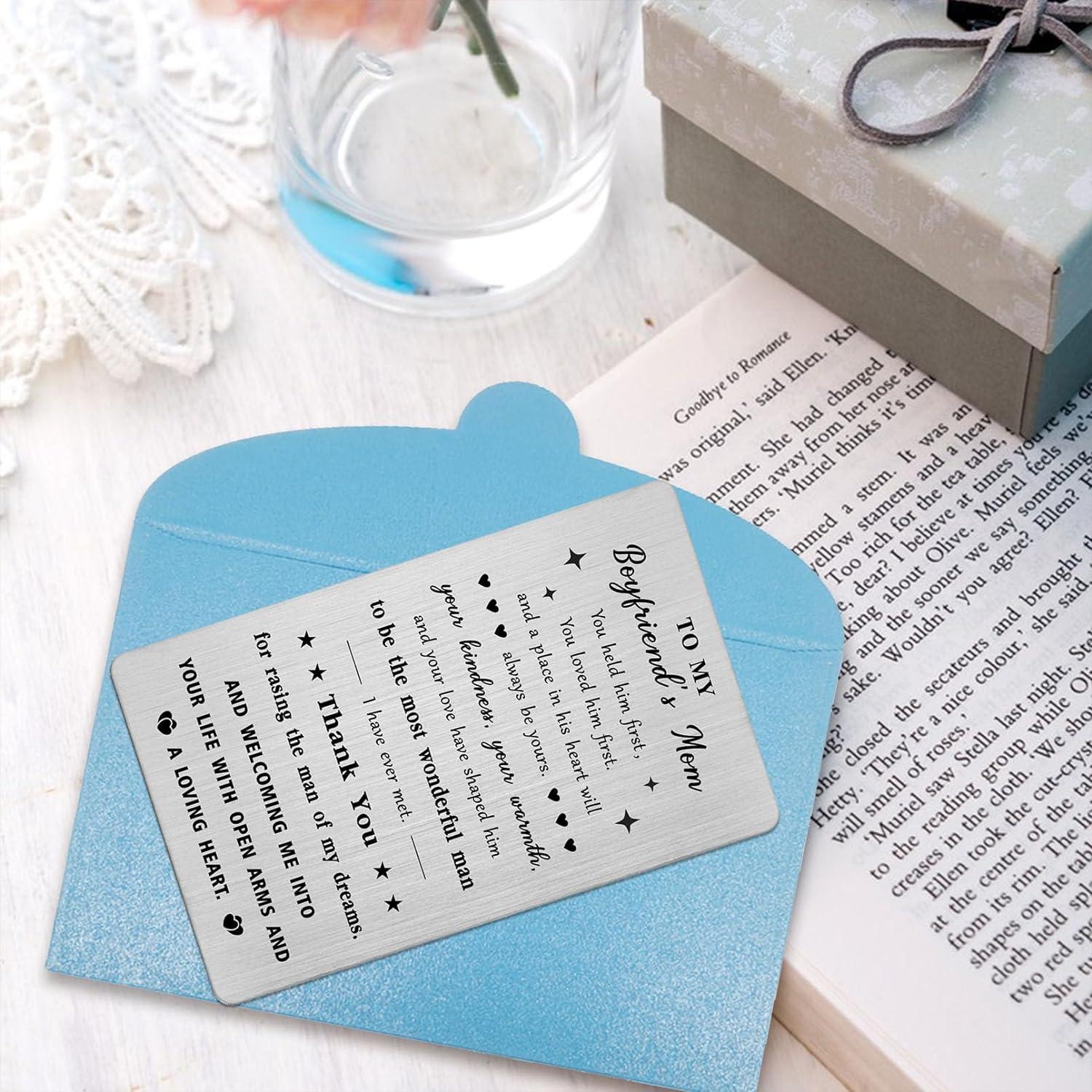 Gezxin To My Boyfriends Mom Gift- Christmas Card Gifts for