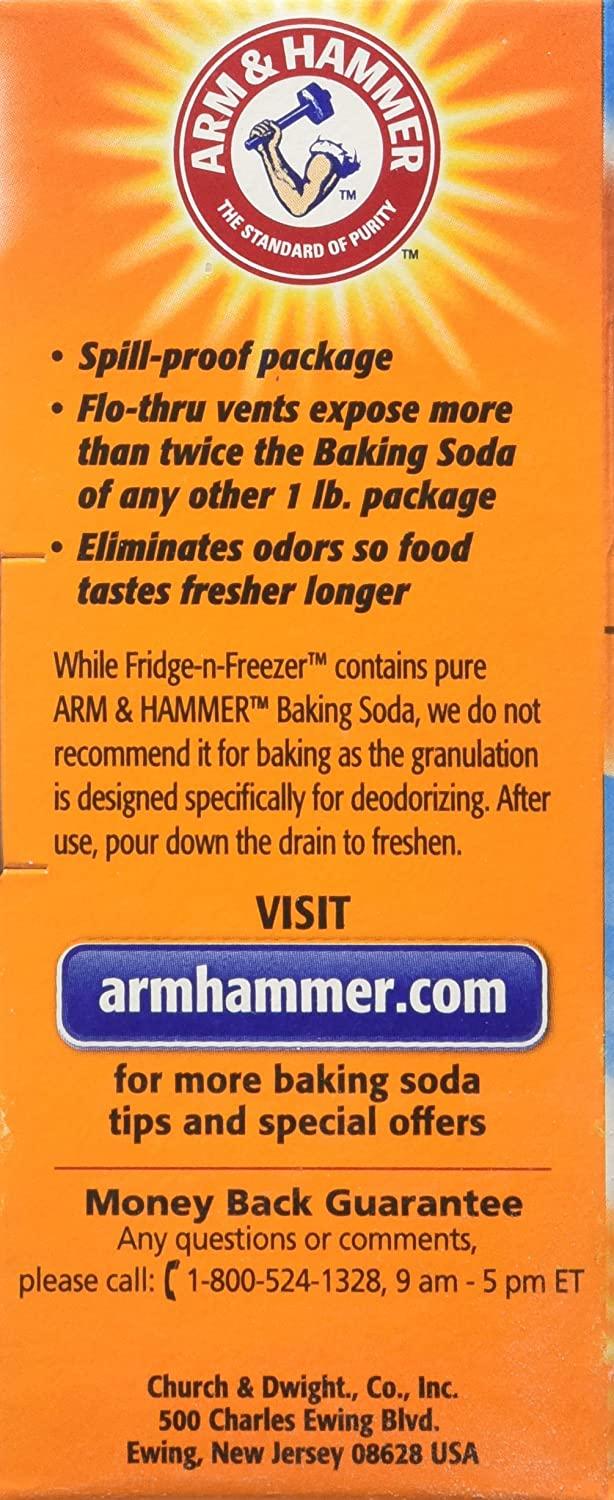 Arm & Hammer Baking Soda, FridgeNFreezer Pack, Odor Absorber, 14 oz