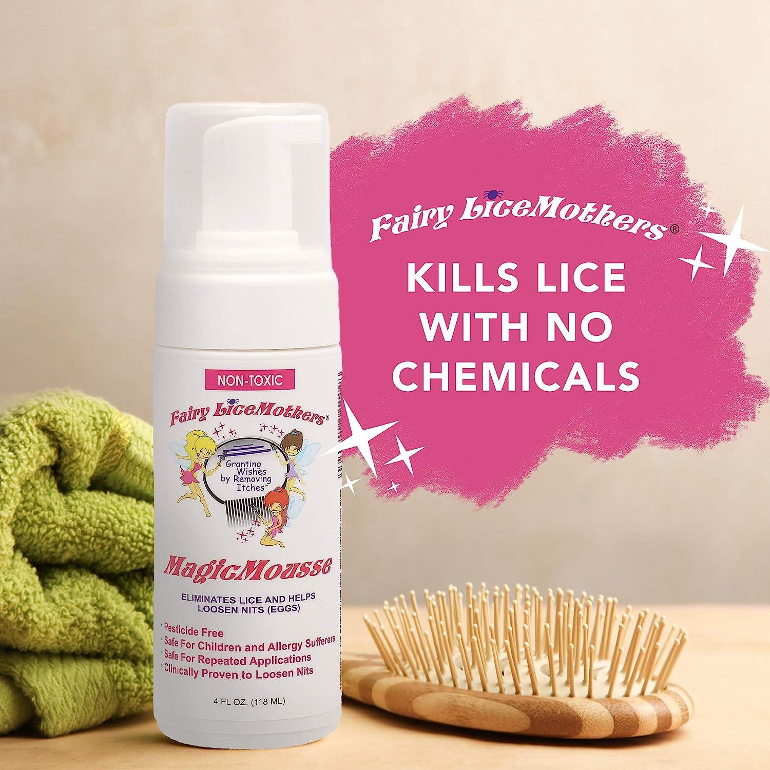 MagicMousse Lice Treatment Mousse for Head Lice Removal, No Sulfate and
