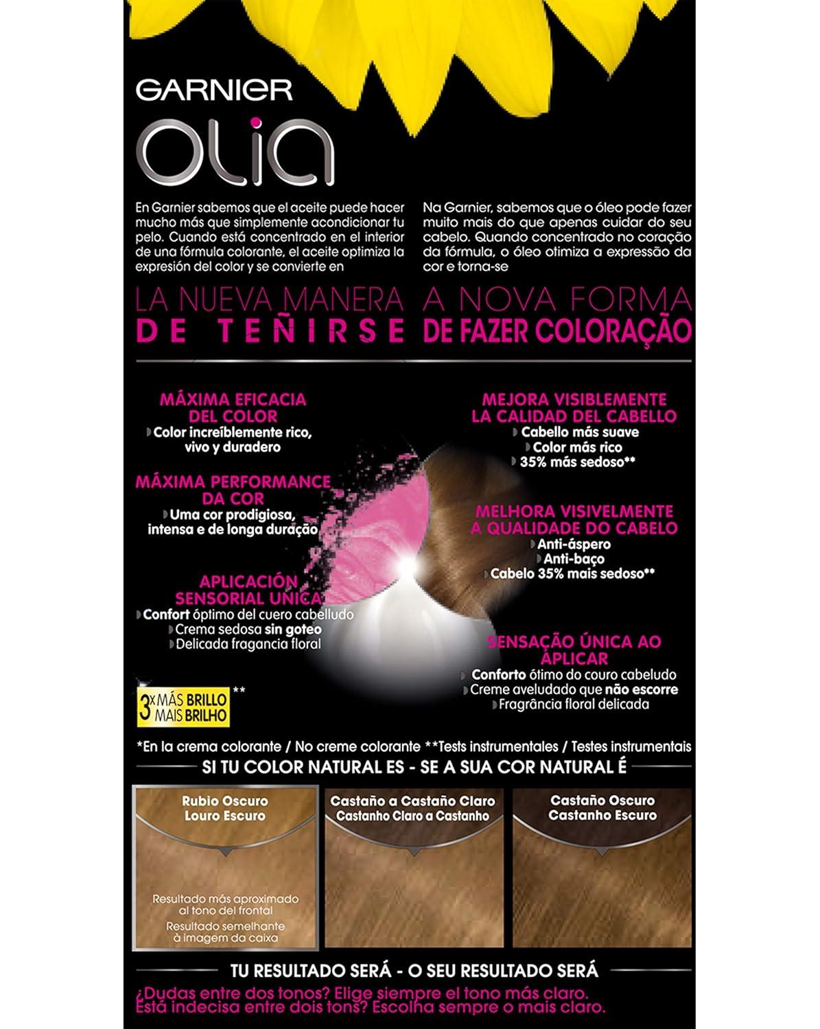 Garnier Olia AmmoniaFree Permanent Hair Color Blonde 7.0 Floral