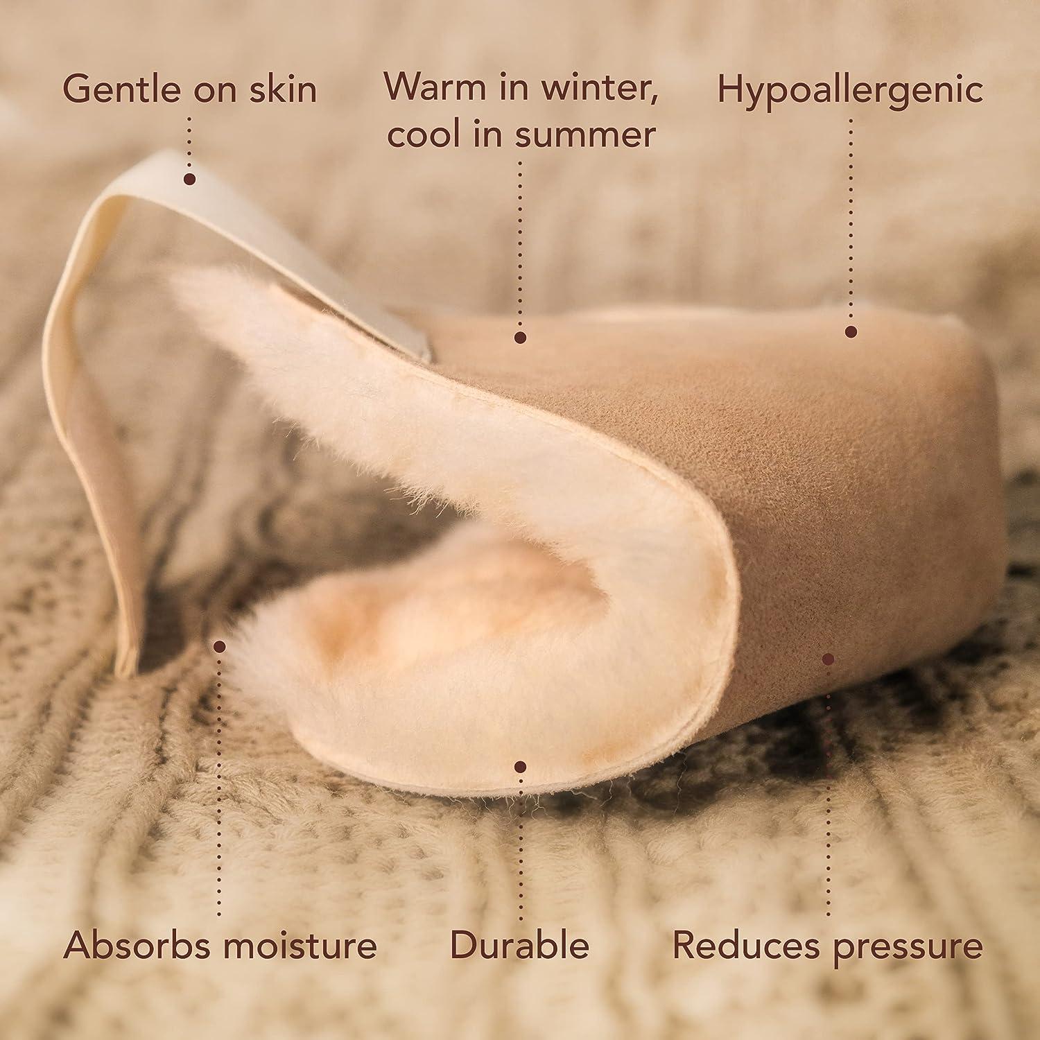 Heel Protectors for Pressure Sores 100 Medical Sheepskin Heel