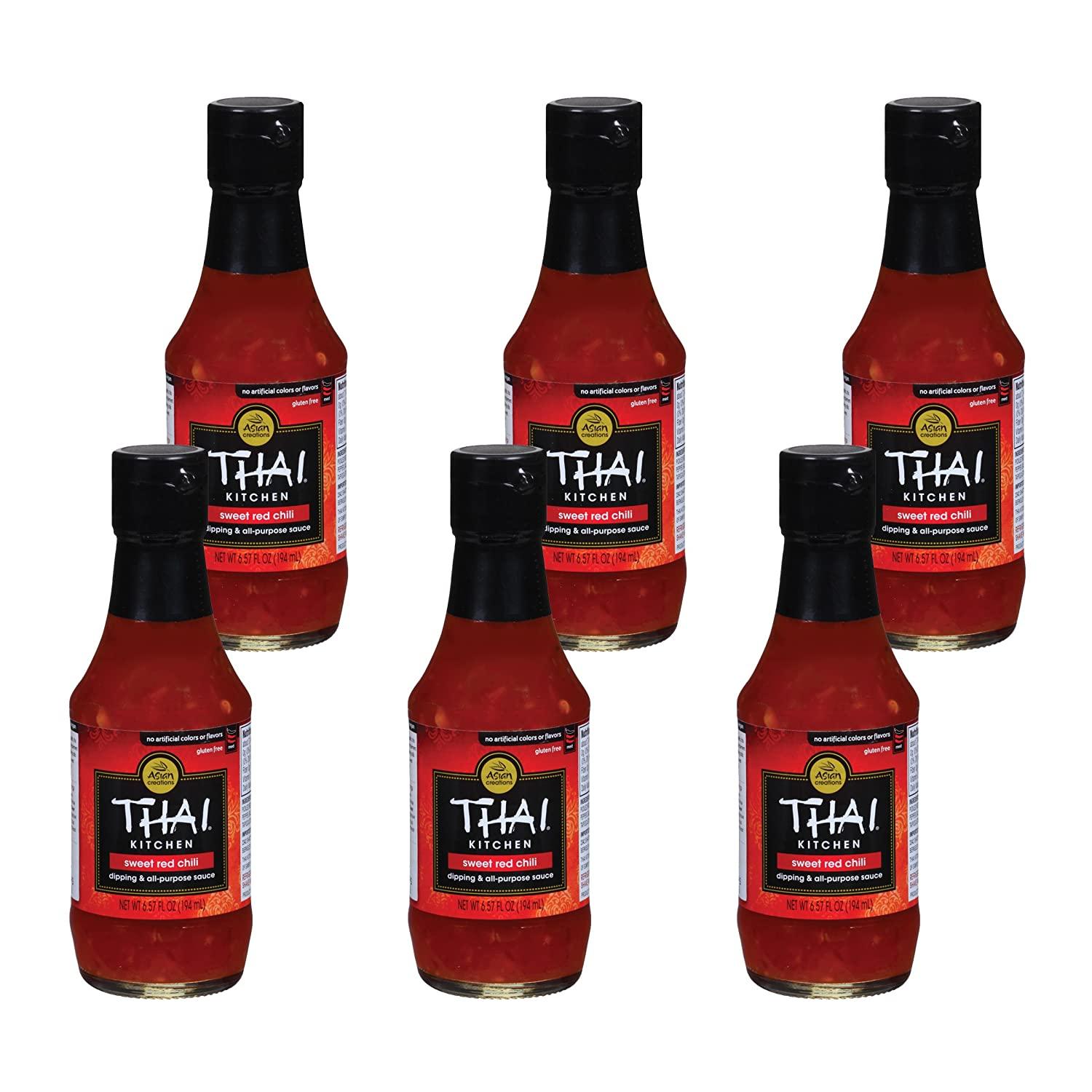 Thai Kitchen Gluten Free Sweet Red Chili Dipping Sauce, 6.57 fl oz (pack of 6)